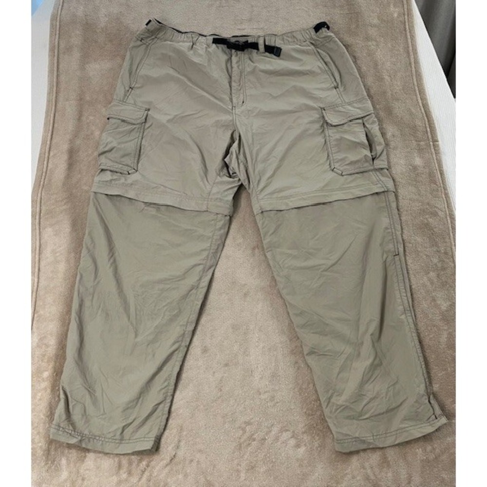 REI Convertible pants‎ Men's size 2XL x30" khaki Nylon Cargo Outdoor Hiking